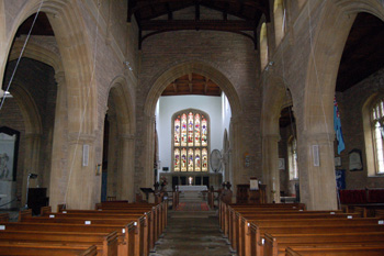 The interior looking east May 2010